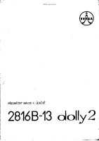 Tesla 2816b-13 - Navod k udrzbe 